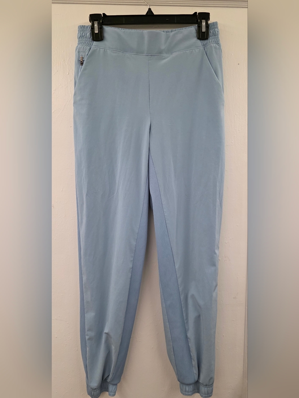 Athleta Brooklyn Lined Jogger Pants Size 4 Light Blue Travel